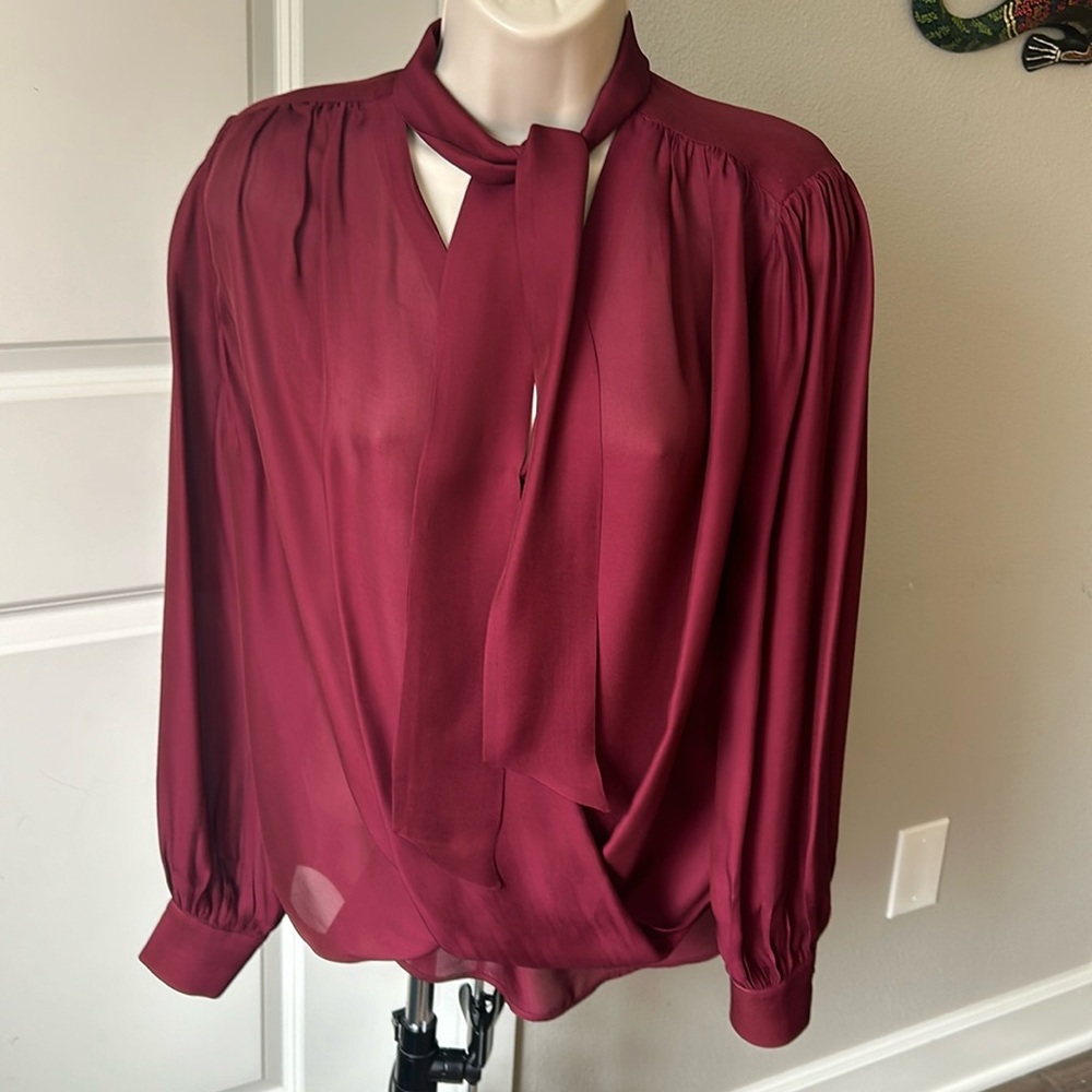 Bourgondy blouse